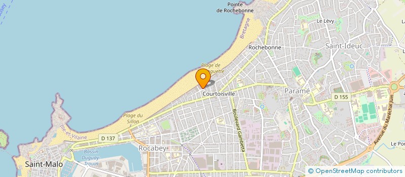 localisation de l'entreprise AQUA VAL  SAINT-MALO