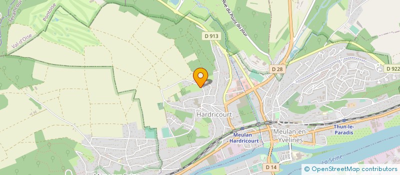 localisation de l'entreprise AQUA VEXIN SEINE  HARDRICOURT