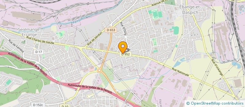 localisation de l'entreprise AQUA VIE à FLORANGE