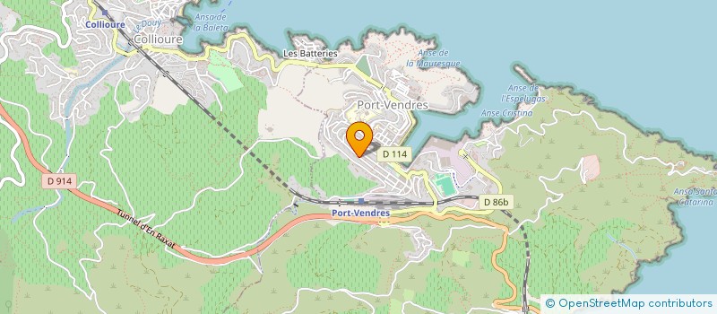 localisation de l'entreprise AQUA VISTA  PORT-VENDRES