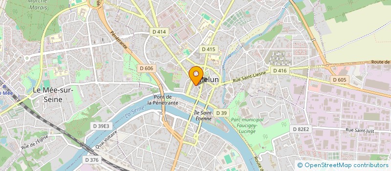 localisation de l'entreprise AQUABA à MELUN