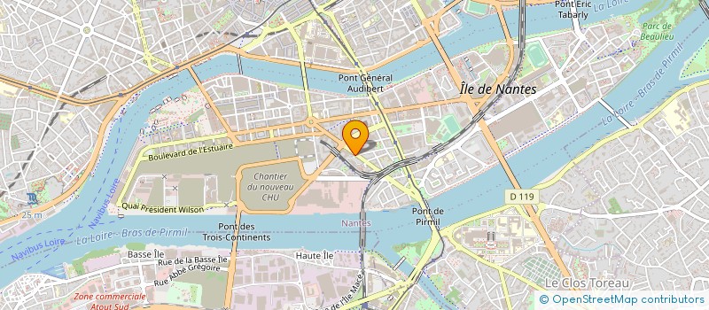 localisation de l'entreprise AQUABASSIMO à NANTES