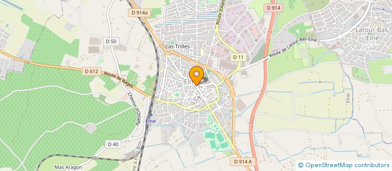 localisation de l'entreprise AQUABAT 66 à ELNE
