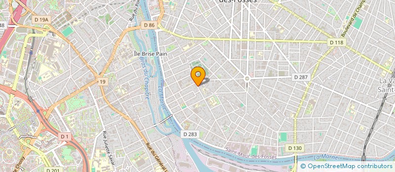 localisation de l'entreprise AQUABAT SERVICE  SAINT-MAUR-DES-FOSSES