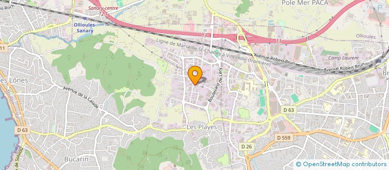 localisation de l'entreprise AQUABIKE 83 à SIX FOURS LES PLAGES