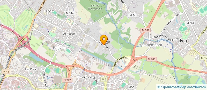 localisation de l'entreprise AQUABIKE V2 à VILLENEUVE-D'ASCQ