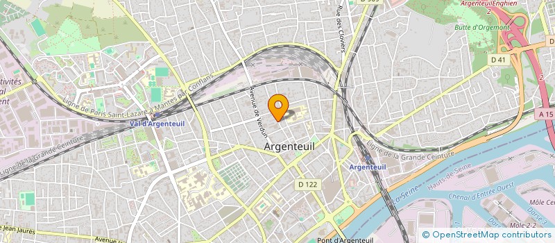 localisation de l'entreprise AQUABIO à ARGENTEUIL