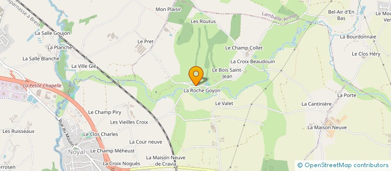 localisation de l'entreprise AQUABIO à NOYAL