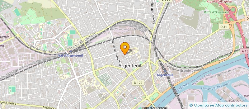 localisation de l'entreprise AQUABIOMEDICA à ARGENTEUIL