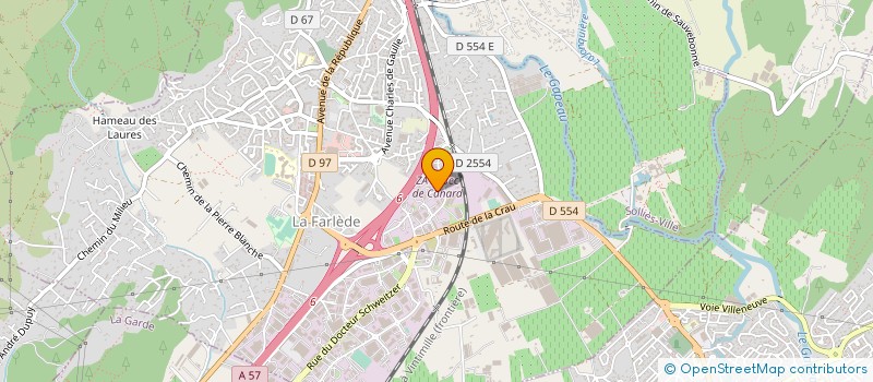 localisation de l'entreprise AQUABOX à LA FARLEDE