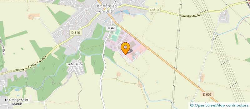 localisation de l'entreprise AQUACAL  LE CHATELET-EN-BRIE