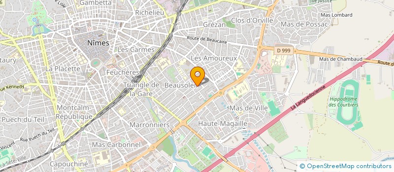localisation de l'entreprise AQUACALCAIRE ENR à NIMES