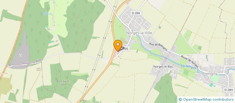 localisation de l'entreprise AQUACAO  NORGES-LA-VILLE