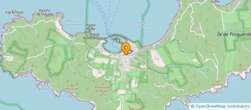 localisation de l'entreprise AQUACEA à HYERES