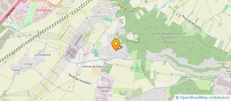 localisation de l'entreprise AQUACHALEUR  VILLEJUST