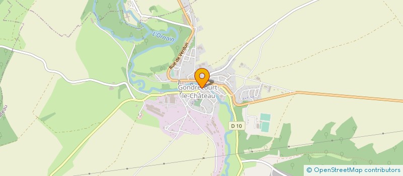 localisation de l'entreprise AQUACLEAN à GONDRECOURT-LE-CHATEAU