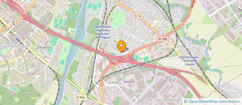 localisation de l'entreprise AQUACLEAR SYSTEMS à SAINT-OUEN-L'AUMONE