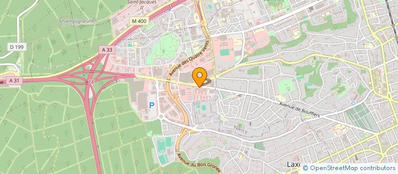 localisation de l'entreprise AQUACOURAUX à LAXOU