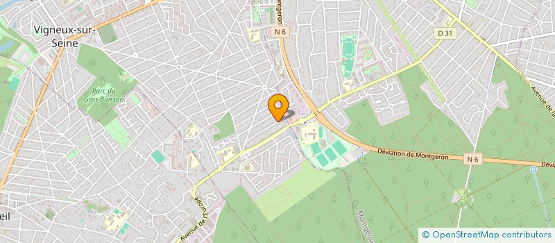 localisation de l'entreprise AQUACOUV à VIGNEUX-SUR-SEINE