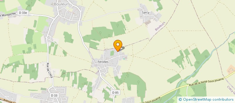 localisation de l'entreprise AQUACREA  CRECY-LA-CHAPELLE