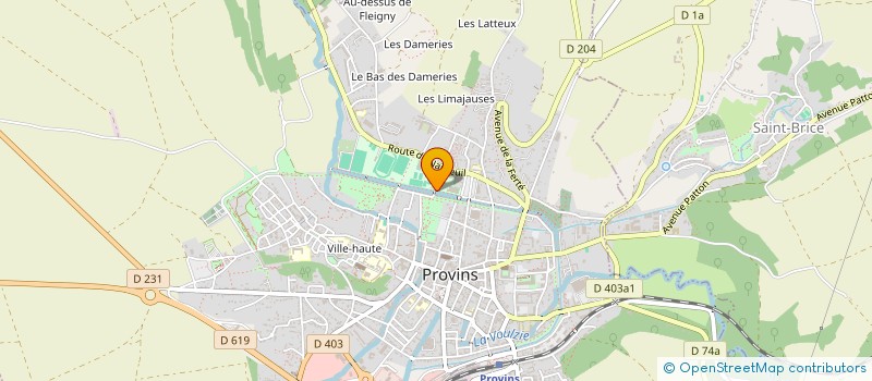 localisation de l'entreprise AQUACYCLOPEDUS CLUB TRIATHLON à PROVINS