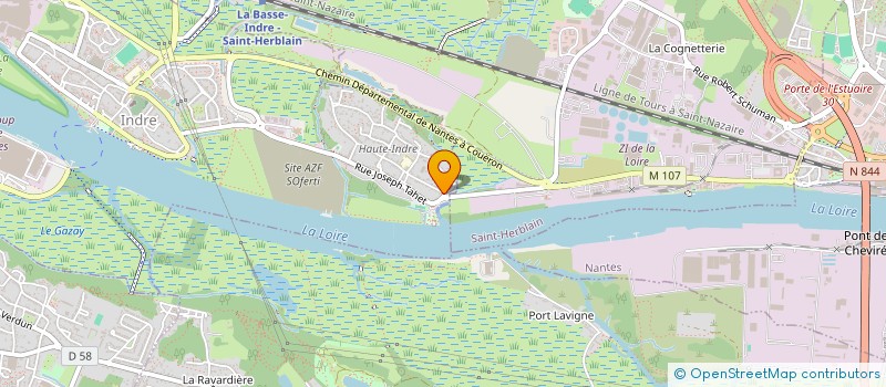 localisation de l'entreprise AQUADATA  INDRE