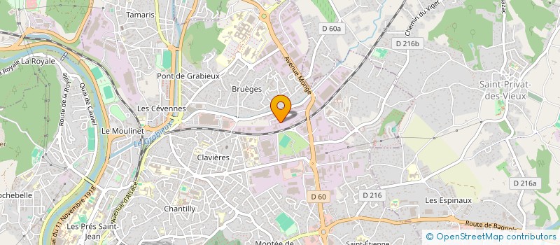 localisation de l'entreprise AQUADDUCTION  ALES