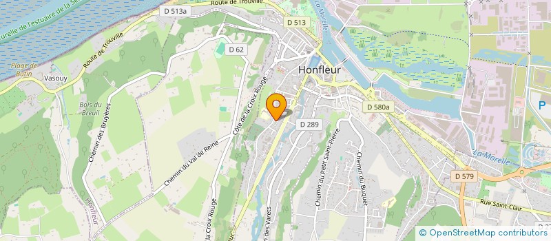 localisation de l'entreprise AQUADEAUVILLE à HONFLEUR