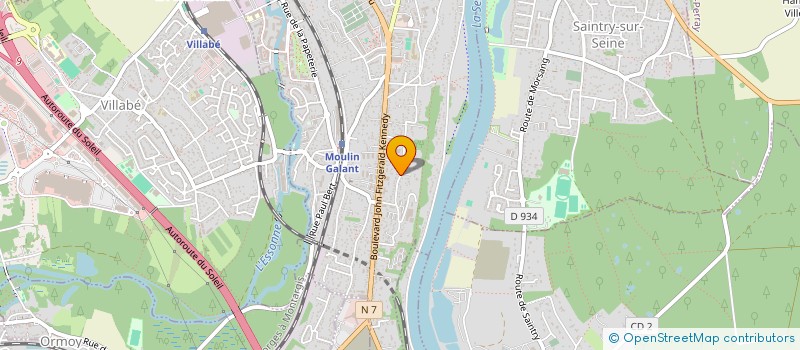 localisation de l'entreprise AQUADECOR à CORBEIL-ESSONNES