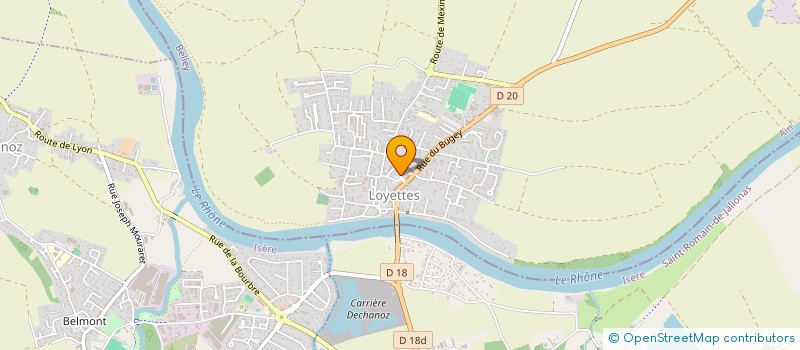 localisation de l'entreprise AQUADENTIS  LOYETTES