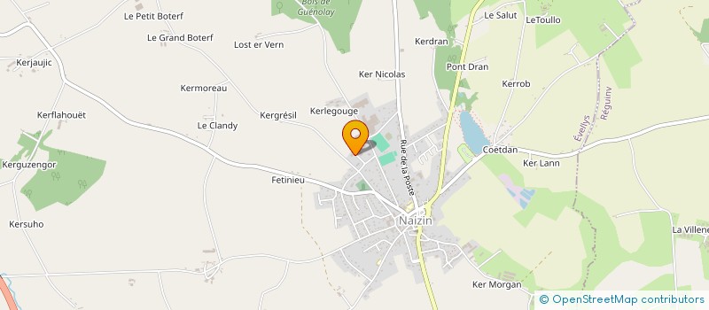 localisation de l'entreprise AQUADIS à PLUMELIN