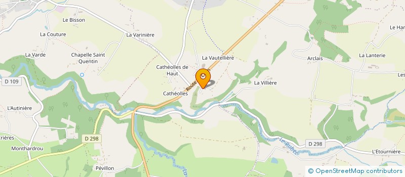 localisation de l'entreprise AQUADYS à SOULEUVRE EN BOCAGE