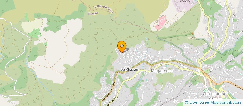 localisation de l'entreprise AQUAFEELING à GRASSE