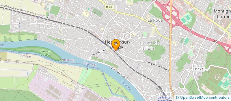 localisation de l'entreprise AQUAFINEA  HERBLAY-SUR-SEINE