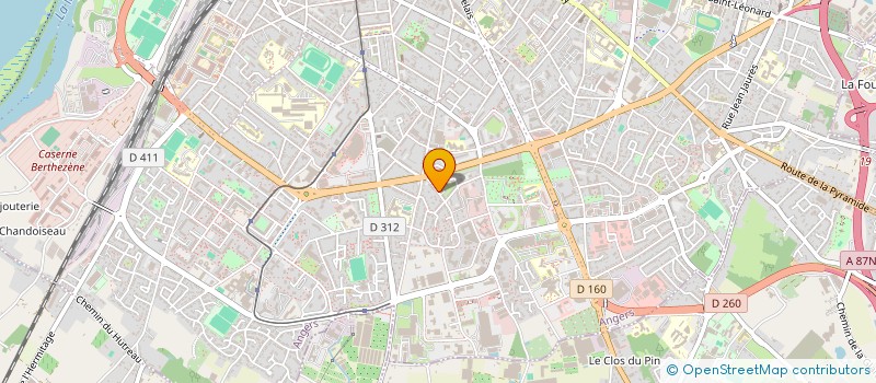 localisation de l'entreprise AQUAFITNESS à ANGERS