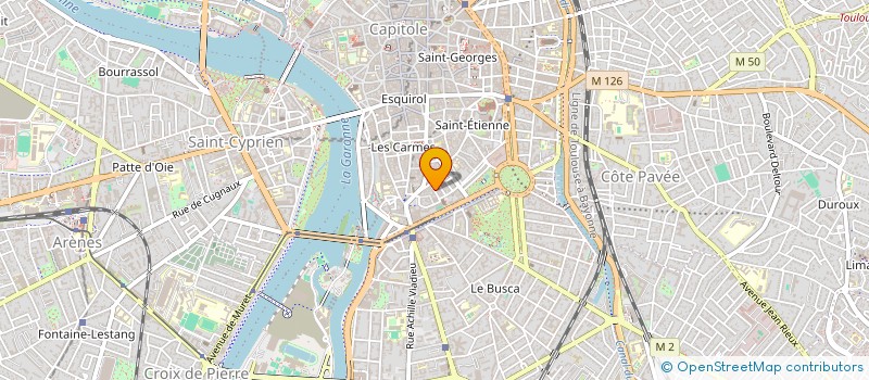 localisation de l'entreprise AQUAGASCOGNE  TOULOUSE