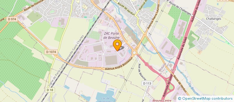 localisation de l'entreprise AQUAGAZ SERVICES à BEAUNE