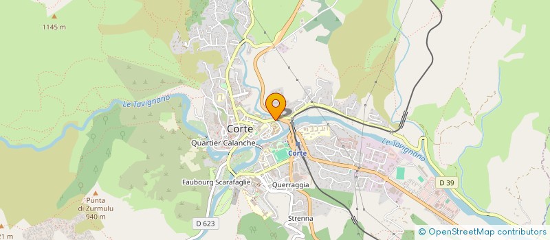 localisation de l'entreprise AQUAGIN à CORTE