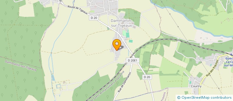 localisation de l'entreprise AQUAINNOV  DAMMARTIN-SUR-TIGEAUX