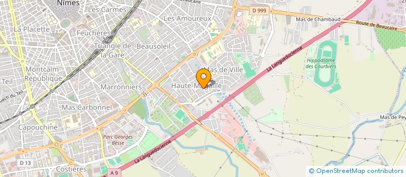 localisation de l'entreprise AQUAJARDINS à NIMES
