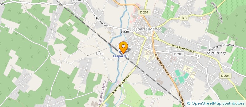 localisation de l'entreprise AQUAJEST SUD-OUEST  LESPARRE-MEDOC