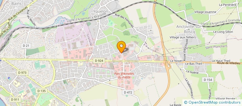 localisation de l'entreprise AQUAKINE  YQUELON