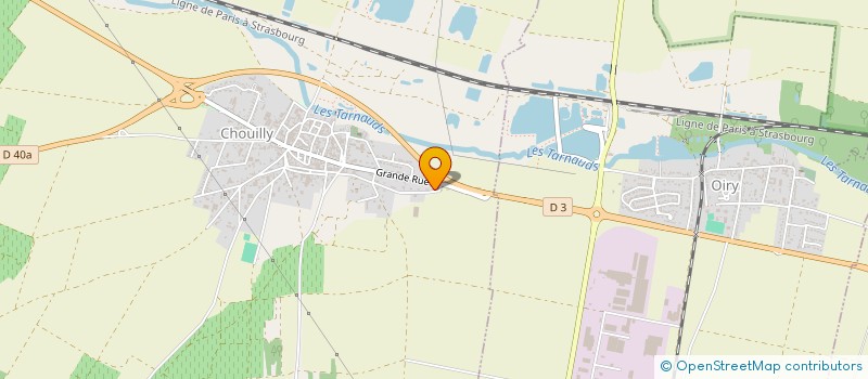 localisation de l'entreprise AQUAKINEOS  CHOUILLY