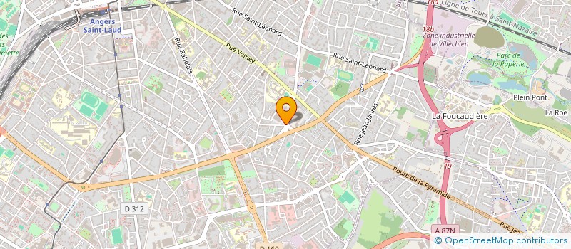 localisation de l'entreprise AQUALAV  ANGERS
