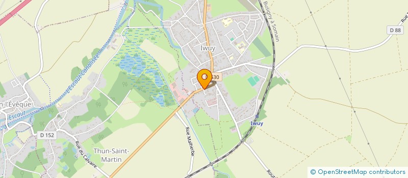 localisation de l'entreprise AQUALAVAGE  HASPRES