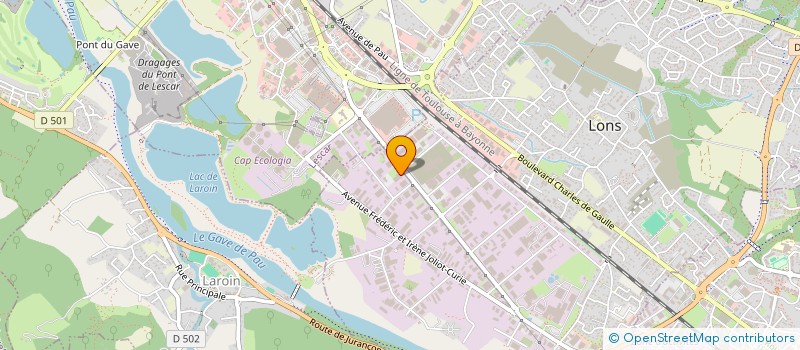 localisation de l'entreprise AQUALDEA à LONS