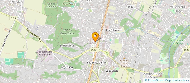 localisation de l'entreprise AQUALIFE FITNESS à MONTLHERY