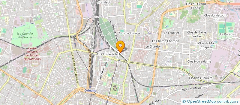 localisation de l'entreprise AQUALIGE à ORLEANS
