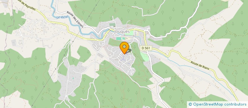 localisation de l'entreprise AQUALINE à JOUQUES