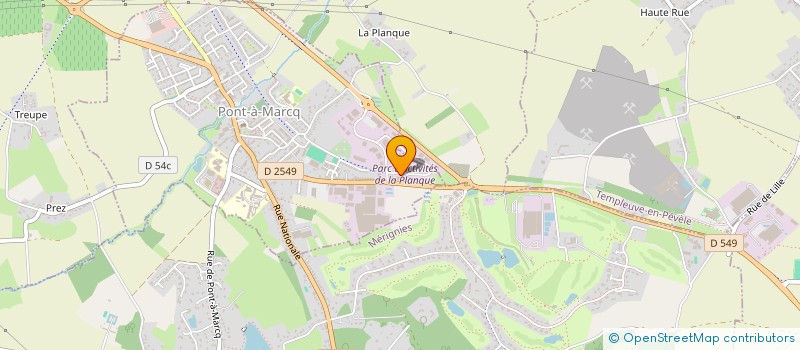 localisation de l'entreprise AQUALIO  ENNEVELIN